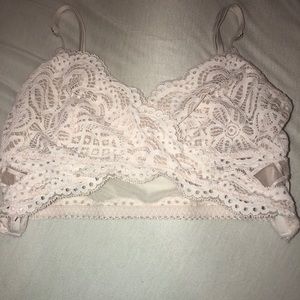white victoria’s secret bralette